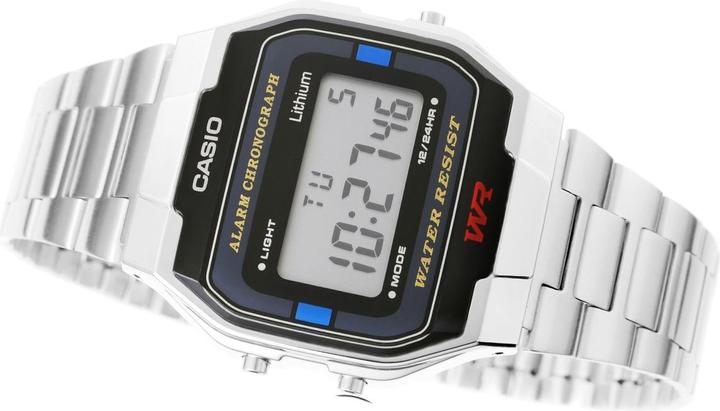 Actual product image Casio Vintage A163wa-1qes (Digital watch, Chronograph, 33 mm)