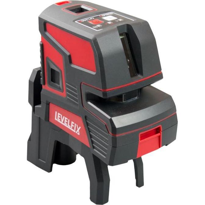 Levelfix, Laser lineare, CL202R Zelfnivellerende kruislijnlaser in tas - Rood - 40m