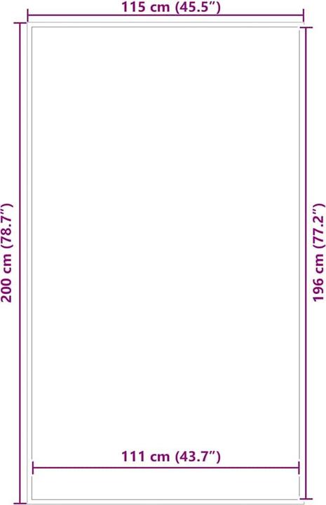 Produktbild vidaXL Marka (115 x 200 cm)