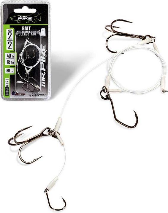 Actual product image Quantum Mr. Pike Ghost Traces Bait Release Rig