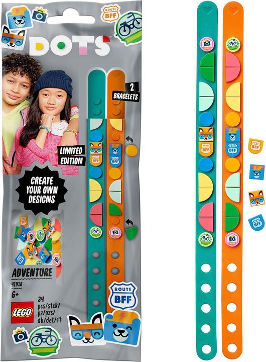Produktbild LEGO Abenteuer Freundschaftsarmbänder (41918, LEGO Dots)