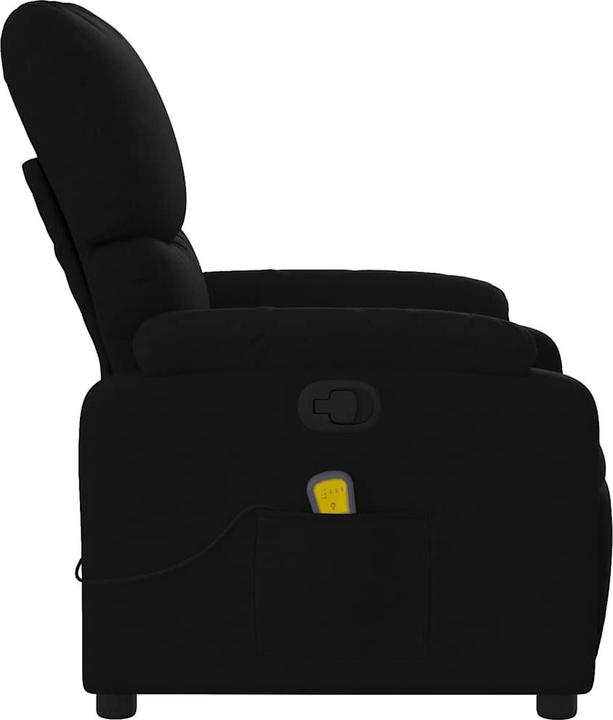 Immagine prodotto vidaXL Sedia da massaggio in tessuto nero,Colore: Nero,Materiale: Tessuto