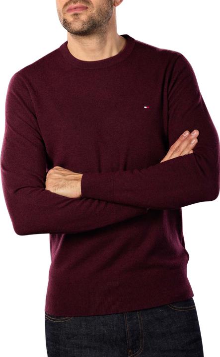 Produktbild Tommy Hilfiger Extrafine Soft Wool Sweater deep burgundy (XXL)