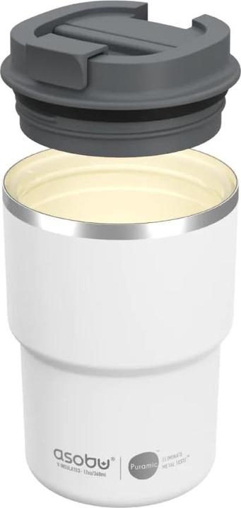 Actual product image Asobu - PickUp - ToGo coffee mug, white (0.36 l)
