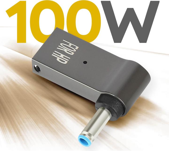 Image du produit Avizar ADA-100W-C004, Adaptateur USB-C / 4.5 x 3.0mm 100W (USB-C, USB-C)