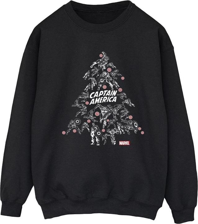 Produktbild Captain America Christmas Tree Sweatshirt (4XL)