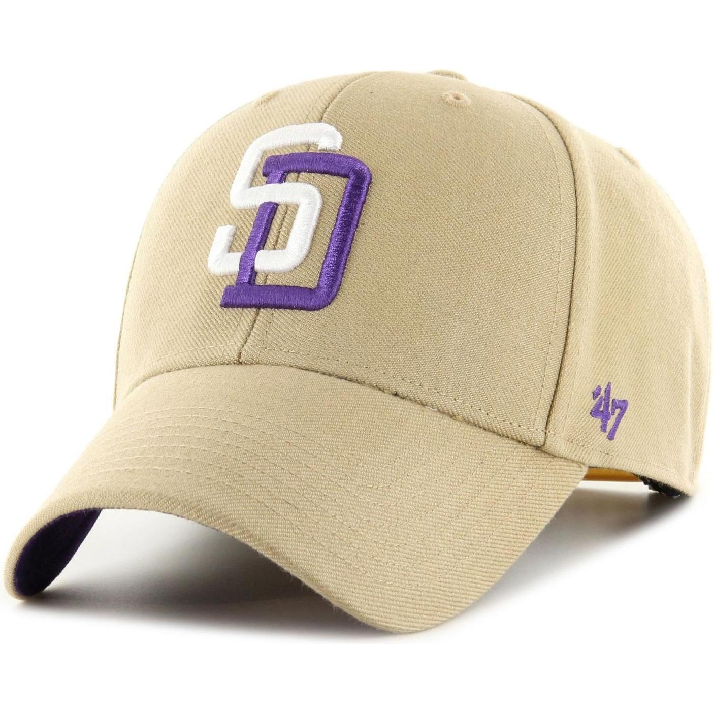 Thumbnail - 47 Brand, Herren, Cap, Sure Shot San Diego Padres, Beige