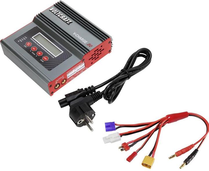 Actual product image Voltcraft Multifunction charger VCharge 50 AluCase