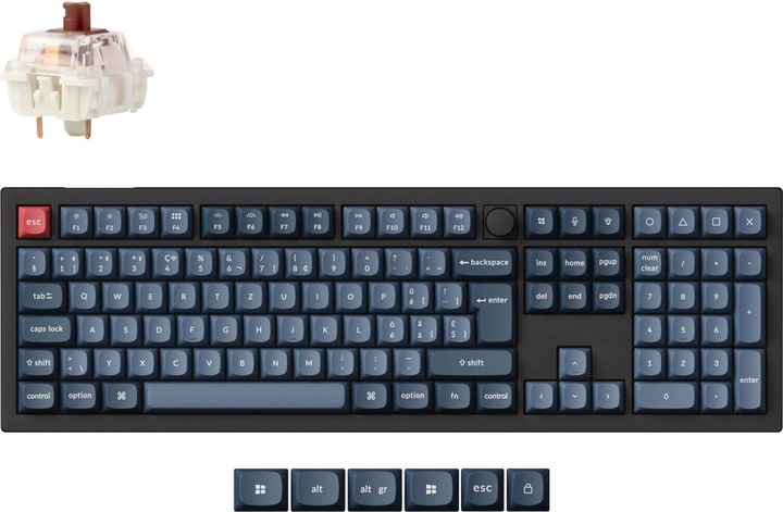 Actual product image Keychron V6 Max (CH, Wireless, Cable)