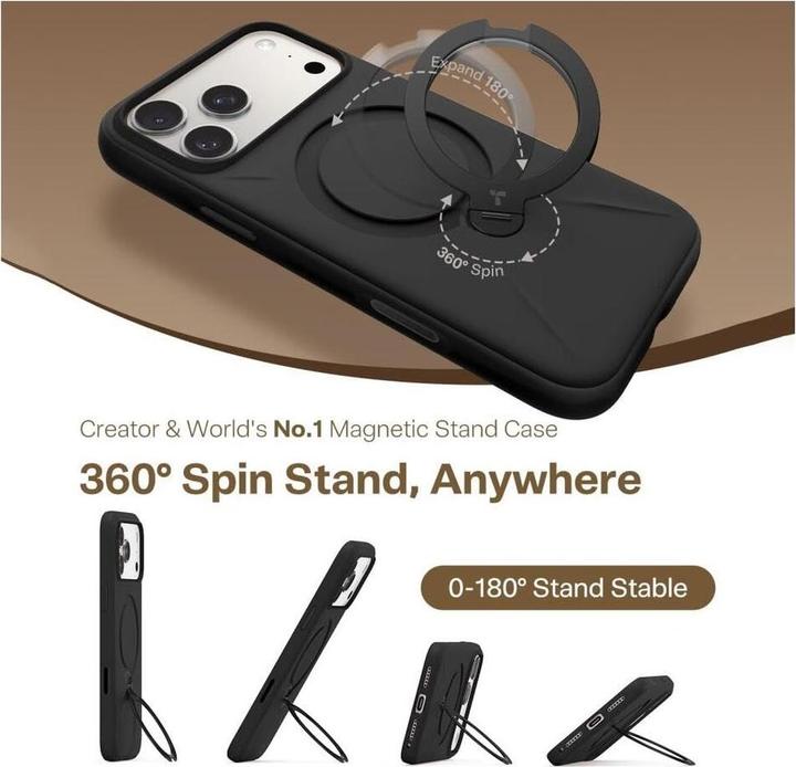 Produktbild Torras Ostand Spin Softune Series (Apple iPhone 17 Pro)