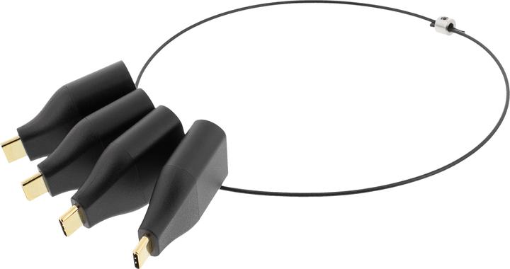 Produktbild Deltaco Office, USB-C ADAPTER RING, mDP, DP, VGA, HDMI