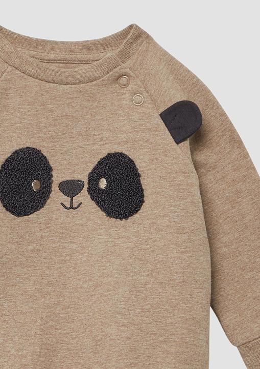 Produktbild s.Oliver Sweatshirt Kuscheliges Sweatshirt mit Panda-Artwork (68)