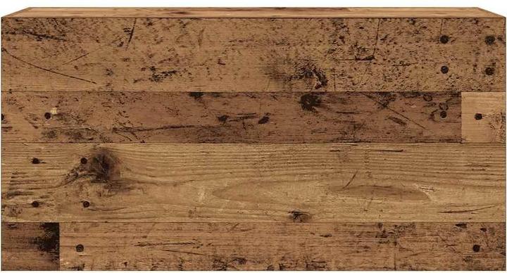 Actual product image VidaXL Bathroom wall cabinet in reclaimed wood look 80x25x40 cm wood-based material (80 x 25 x 40 cm)