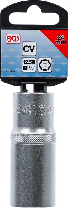 Actual product image BGS Socket, Hexagon, deep 12.5 mm (1/2") Drive 24 mm (24 mm)
