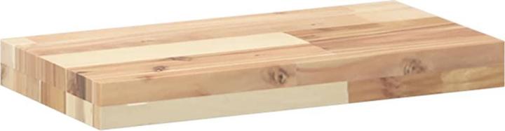 Productafbeelding VidaXL Acacia zwevende plank Onbehandeld (120 x 20 x 4 cm)