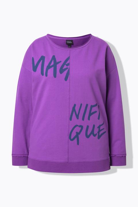 Actual product image Ulla Popken Magnifique Split Style Sweatshirt (56)