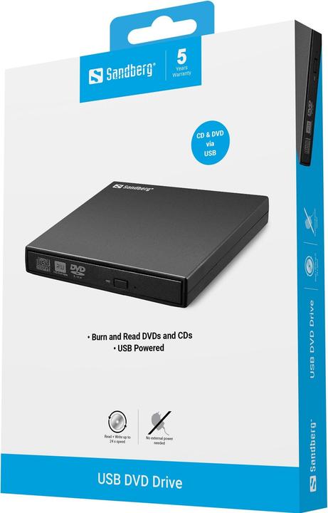 Actual product image Sandberg Mini (DVD writer)