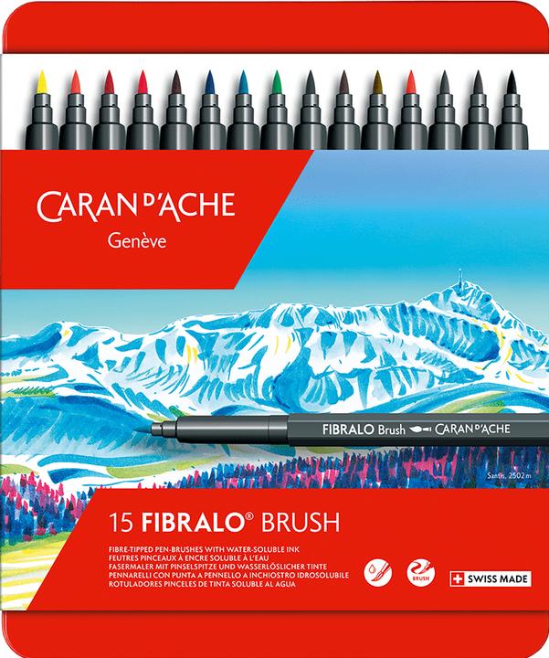 Immagine prodotto Caran d'Ache Fibralo Brush Metallschachtel (15x)
