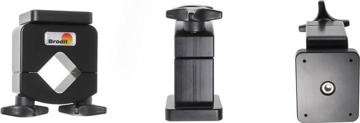 Produktbild Brodit Rohr-Halterung für Rohre mit 29 bis 40mm Durchmesser, Auflagefläche: 50x40mm, mit 2 Flügelm