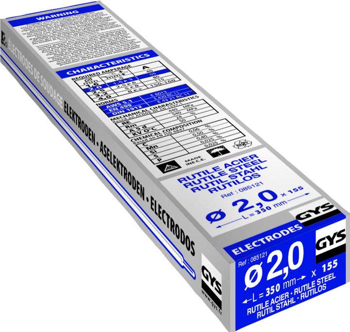 Produktbild GYS Rutile Elektroden E6013