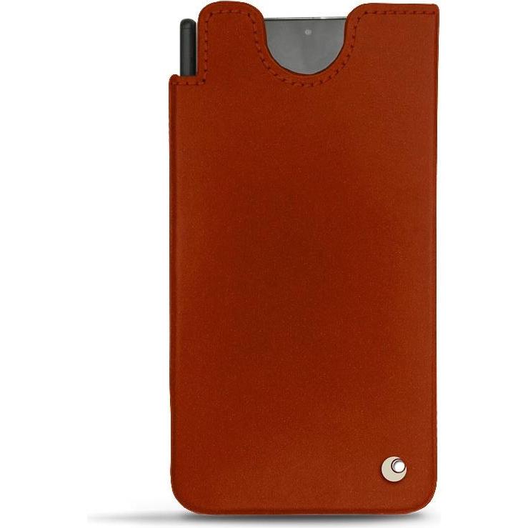Noreve Lederschutzhülle (Samsung Galaxy S21 Ultra), Smartphone Hülle, Orange