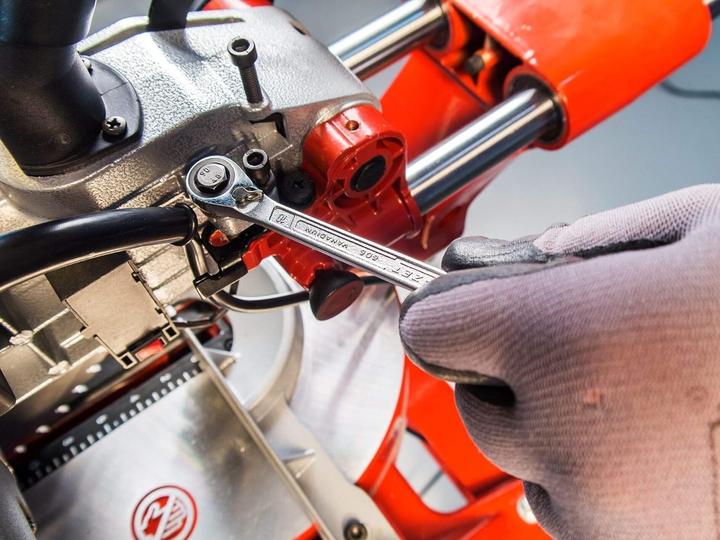 Produktbild HAZET Knarren Ring-Maulschlüssel Satz 606/5 ∙ Aussen Doppel-Sechskant-Tractionsprofil ∙ 8 - 19 ∙ Anz… (10 mm, 13 mm, 17 mm, 19 mm, 8 mm)