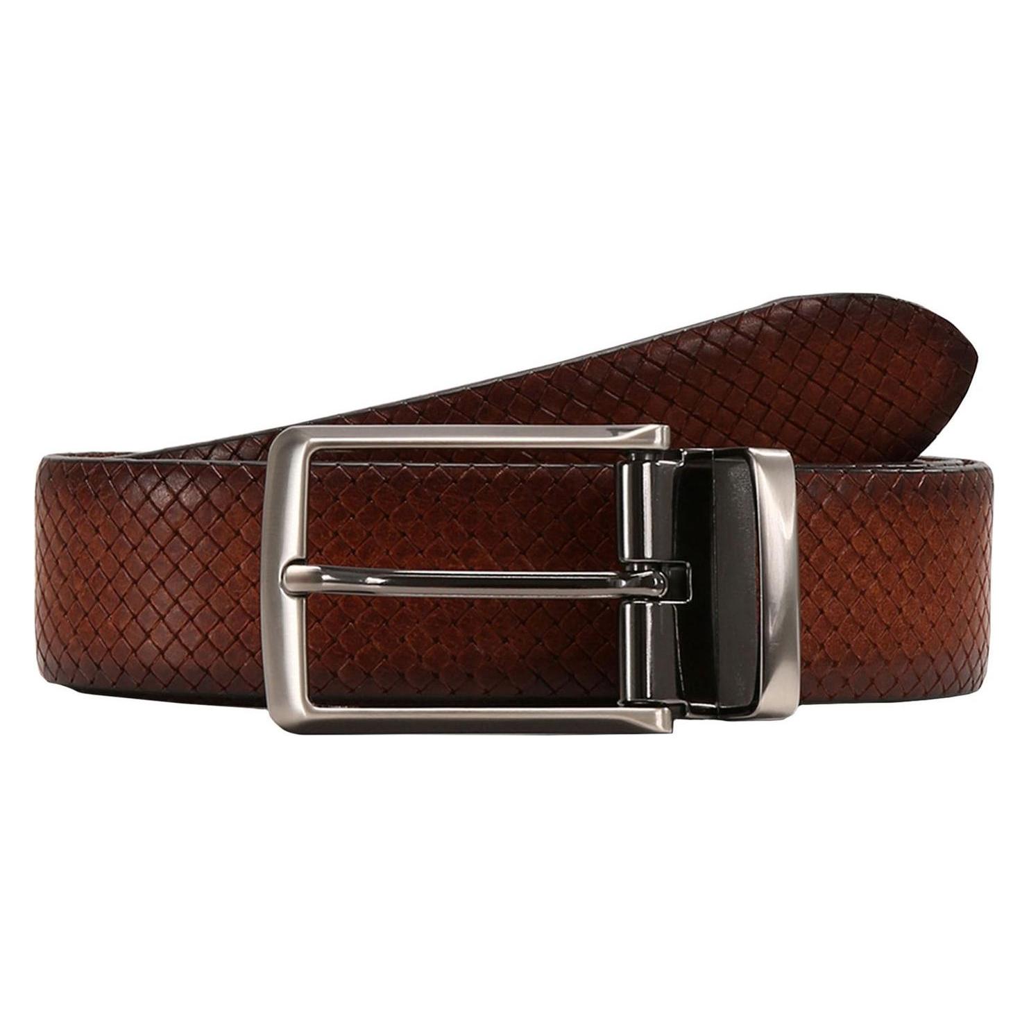 Lloyd, Herren, Gürtel, Fashion Leather Men's Belt, Braun, Beige