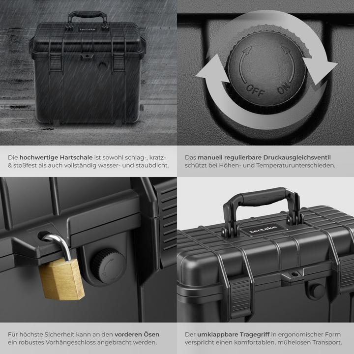 Produktbild tectake Universalbox Al (Fotokoffer, 16.50 l)