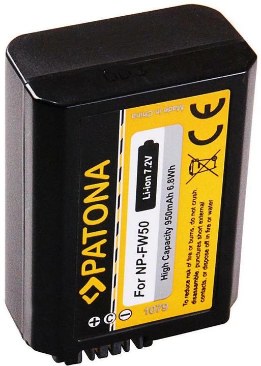 Actual product image Patona Sony NP-FW50 Battery (Camera battery)