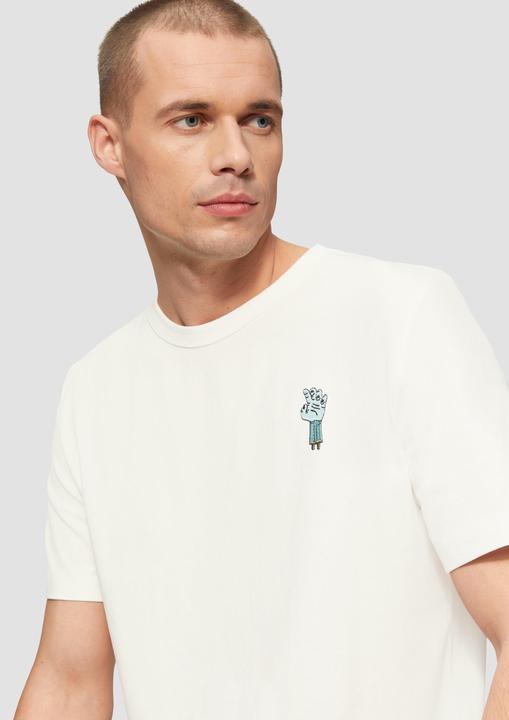 Image du produit S.Oliver T-Shirt T-Shirt mit Halloween-Stickerei (XL)