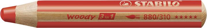 Actual product image STABILO woody 3 in 1 coloured pencil with sharpener (Multicoloured, 10 x)