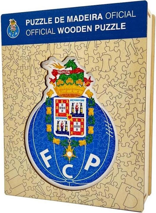 Produktbild Iconic FC Porto - Logo - Holz Puzzle Grösse M (270 Teile) (270 Teile)
