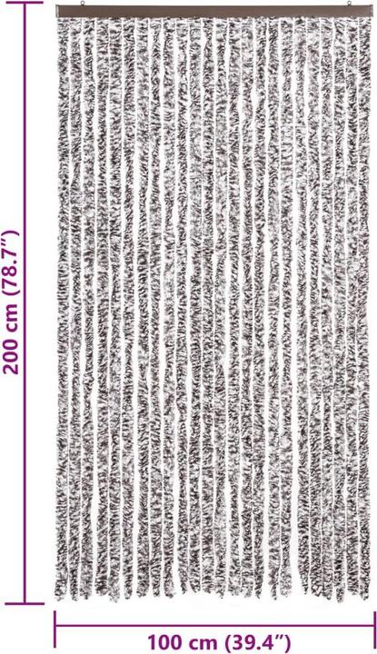 Produktbild vidaXL Fliegenvorhang (100 x 200 cm)