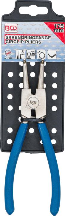 Produktbild BGS Sprengringzange abgewinkelt für Aussensprengringe 175 mm (175 mm)