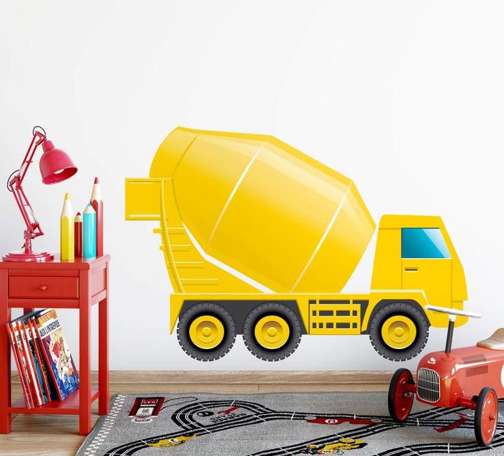Actual product image Trenddeko Construction vehicle concrete mixer (150 x 103 cm)