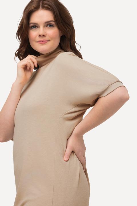 Produktbild Ulla Popken Longshirt, Eggshape, Rollkragen, Halbarm (46, 48)