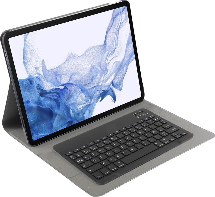 Cazy Tastatur Hülle Kompatibel mit Samsung Galaxy Tab S8+ - Schutz Etui mit magnetisch Abnehmbarer