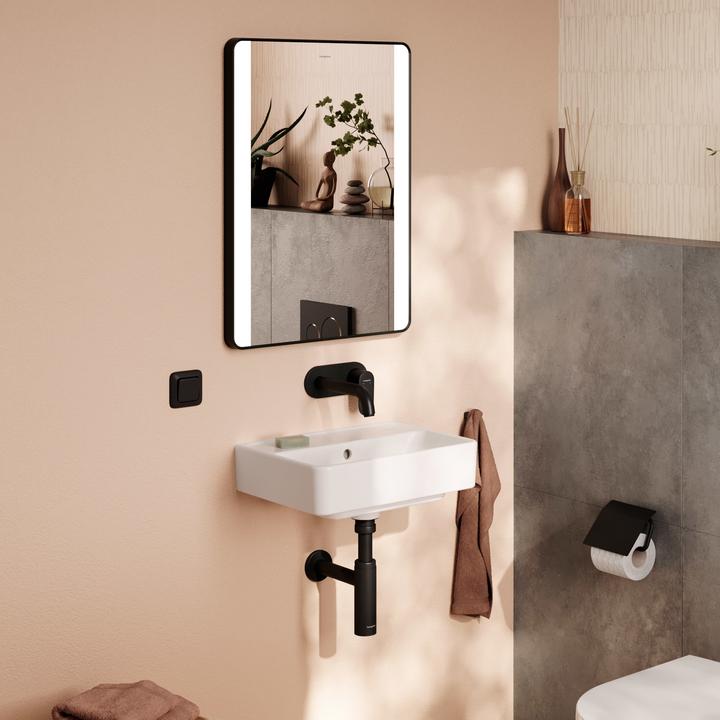Image du produit hansgrohe Xanuia Q lave-mains, sans trou de robinetterie, avec trop-plein, 450x340mm, blanc (340 mm, 450 mm)