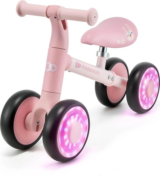 KinderKraft mini balance bike CUTIE FLASH Pink