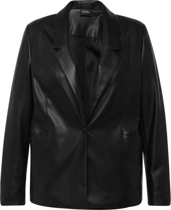 Actual product image Ulla Popken Faux Leather Blazer (48)
