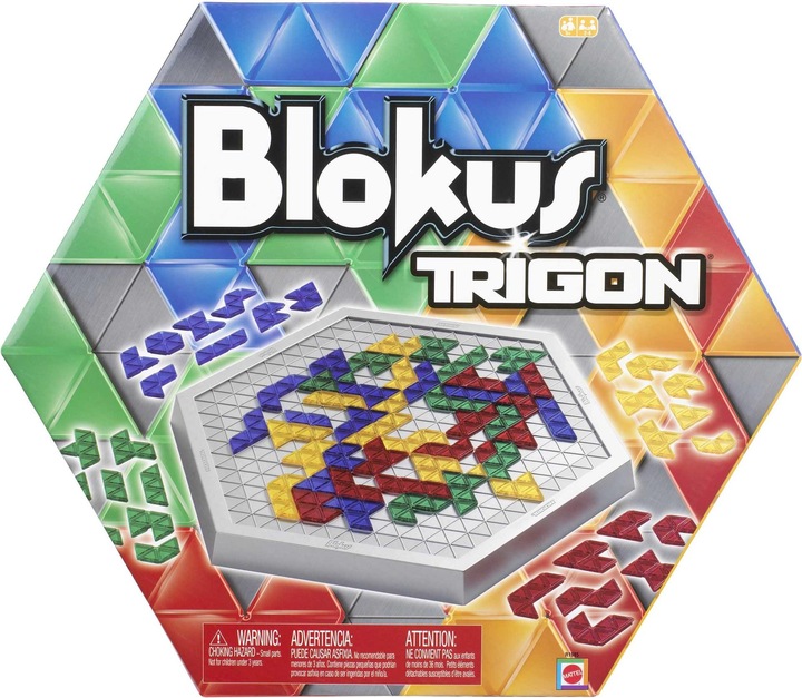 Productafbeelding Mattel Spelletjes Blokus Trigon Spel (Meertalig)