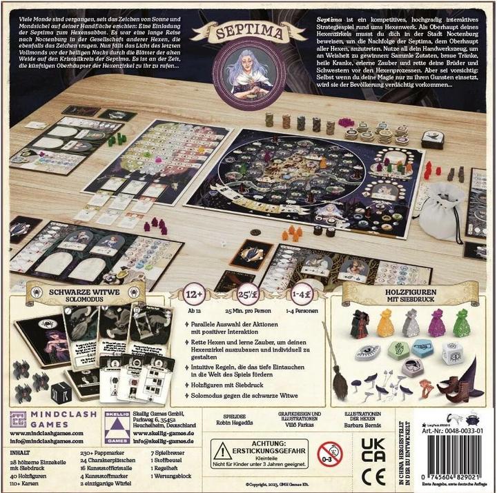 Actual product image Skellig Games SKED0027 - Septima, board game, for 1-4 players, from 12 years (DE edition) (German, 1 - 4 Players)