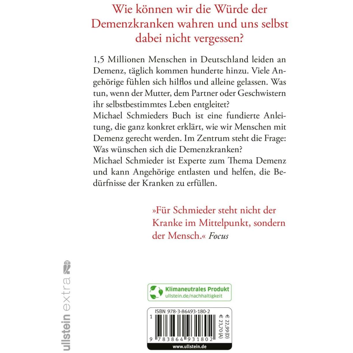 Dement, aber nicht vergessen, Fachbücher von Uschi Entenmann, Michael Schmieder