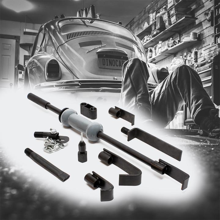 Actual product image Wiltec Universal Schlaghammer Ausbeulsatz Gleithammer Ausbeulwerkzeug Dellen
