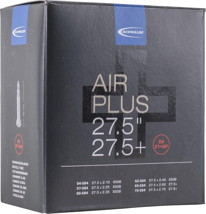 Actual product image Schwalbe Hose AIR+ SV21AP (Presta (SV), 27.5", 40 mm)