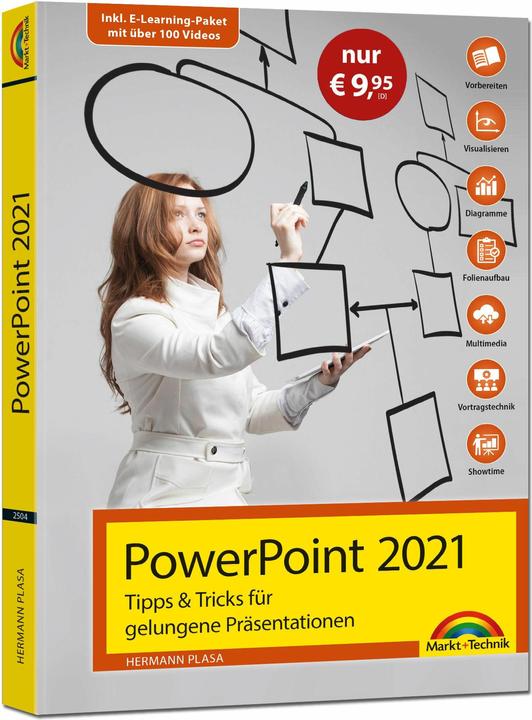 PowerPoint 2021 Tipps und Tricks fr gelungene Prsentationen und Vortrge. Komplett in Farbe (Deutsch, Hermann Plasa, 2024)