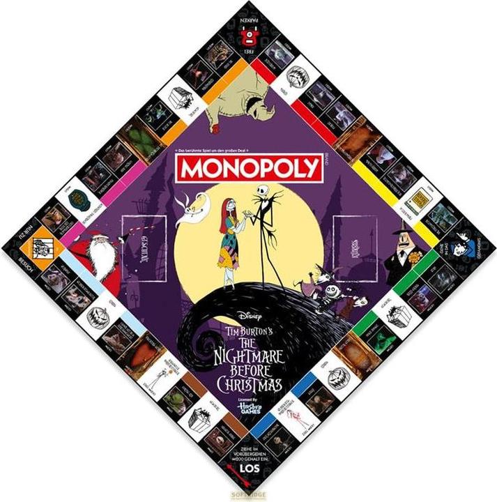 Actual product image Winning Moves Monopoly Brettspiel Nightmare Before Christmas *Deutsche Version* (German)
