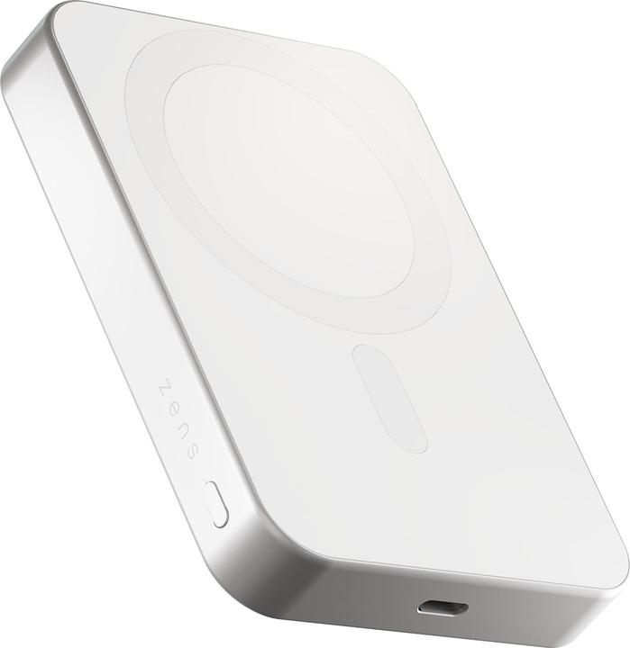 Zens Slim Qi2 Al Powerbank10.000mAhWhite (10000 mAh, 15 W, 38.70 Wh)