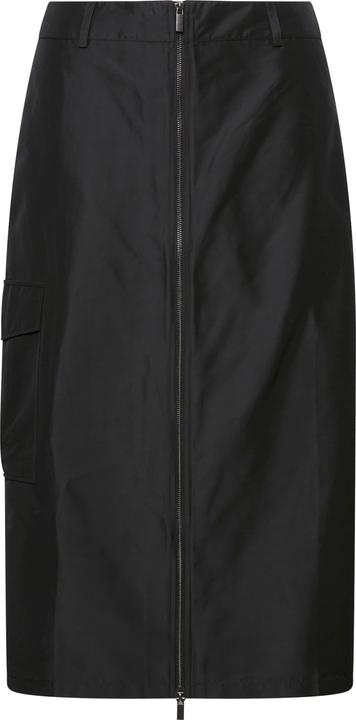 Produktbild Ulla Popken Maxirock, 2-Wege-Reissverschluss, Cargotasche (44)