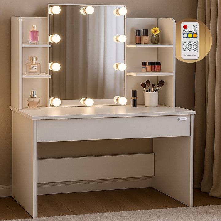 Image du produit Casaria Coiffeuse (108 x 40 x 140 cm)